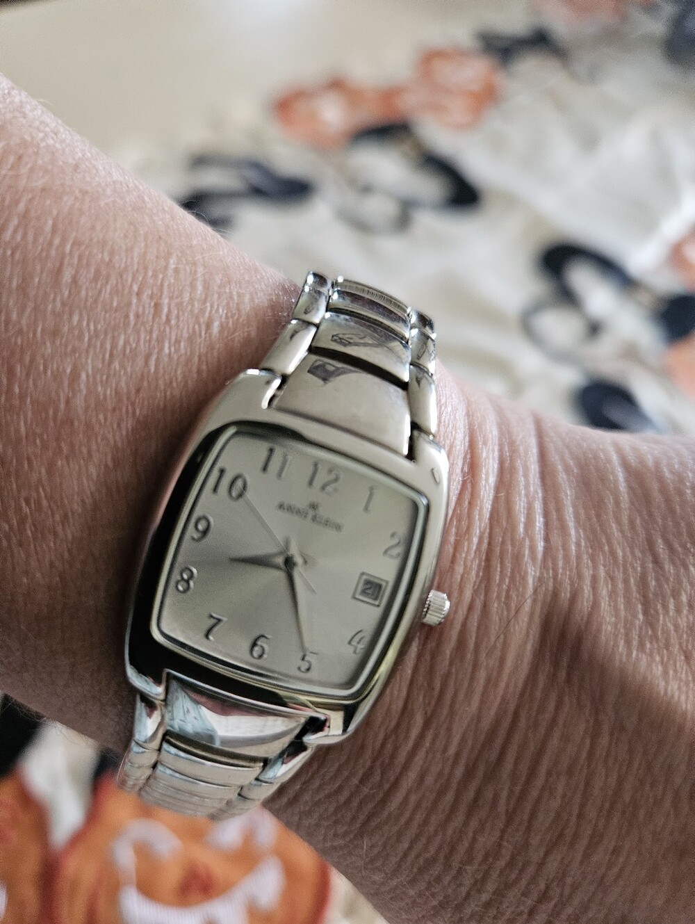 Anne Klein Women's Two-Tone Stainless Steel Watch 10/7197 Mother of Pearl Dial